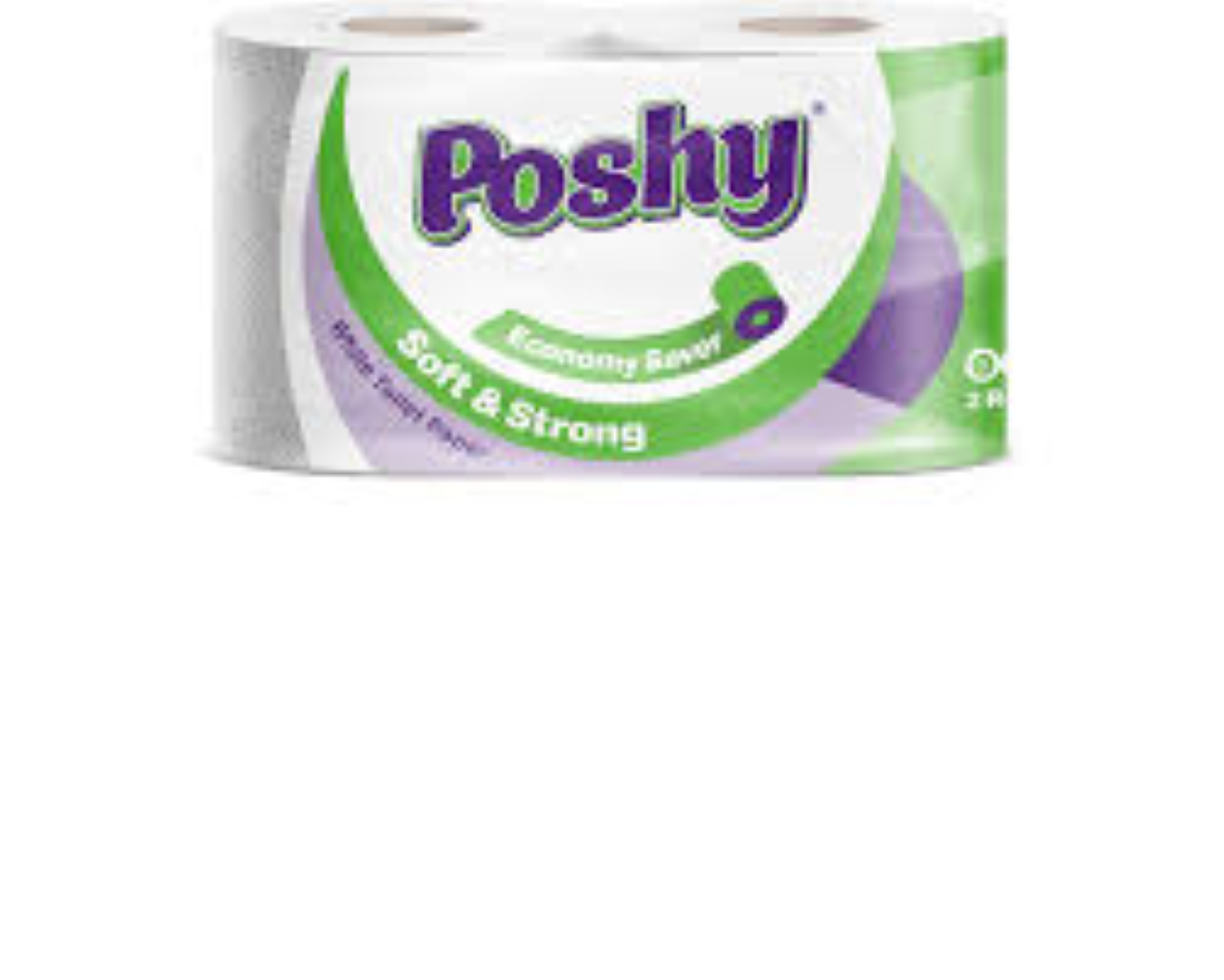  Poshy Economy Saver - 200 Sheets  Premium Blended  2 Ply - Twin Pack
